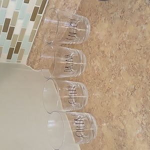 Rae Dunn drinking glasses
